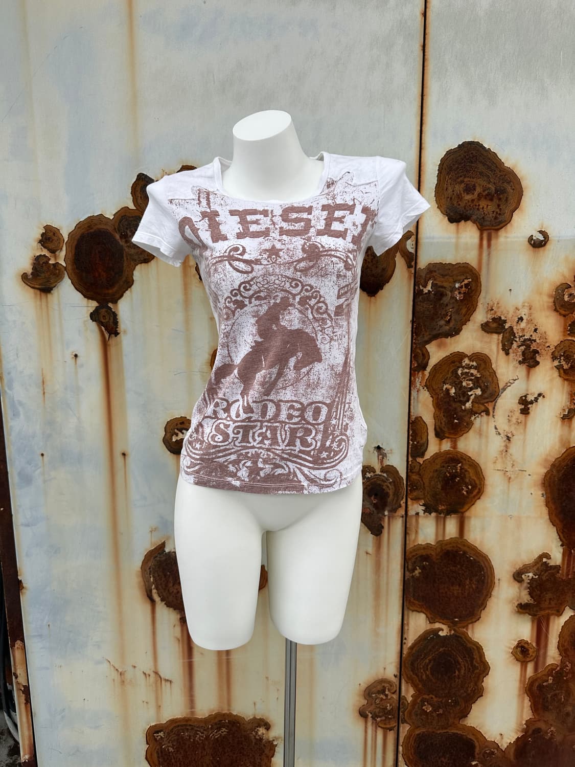 🎸DIESEL 화이트 프린팅 티샤츠🎸 상품이미지4