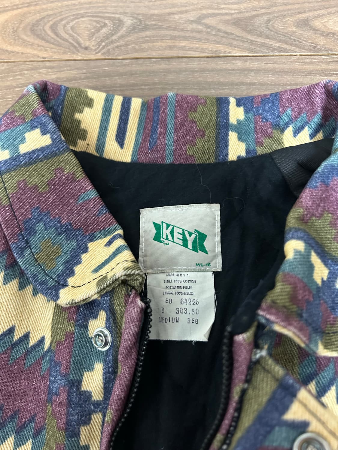 KEY USA 네이티브 패턴 자켓 / 90s 빈티지 / Made in U 상품이미지2