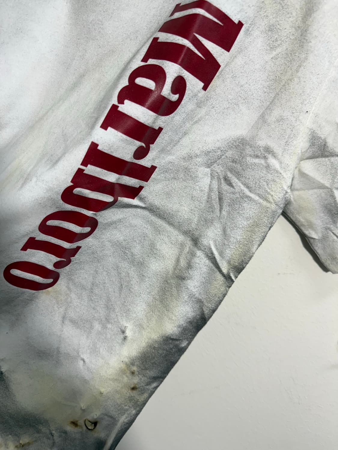 말보로 빈티지 디스트레스드 그릴드 데미지 반팔   상품이미지7