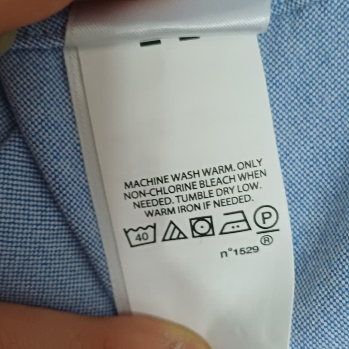 M 폴로랄프로렌 슬림핏 스카이블루 코튼 셔츠 상품이미지6