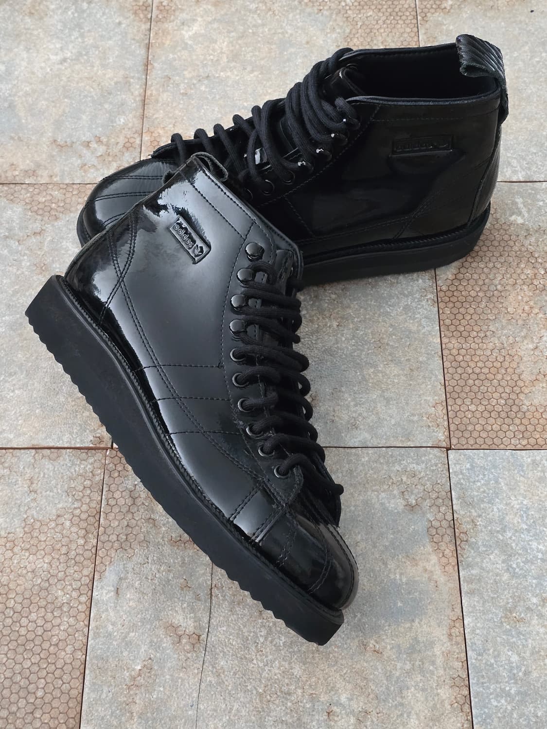 (235)아디다스 슈퍼스타 부츠 에나멜 상품이미지6