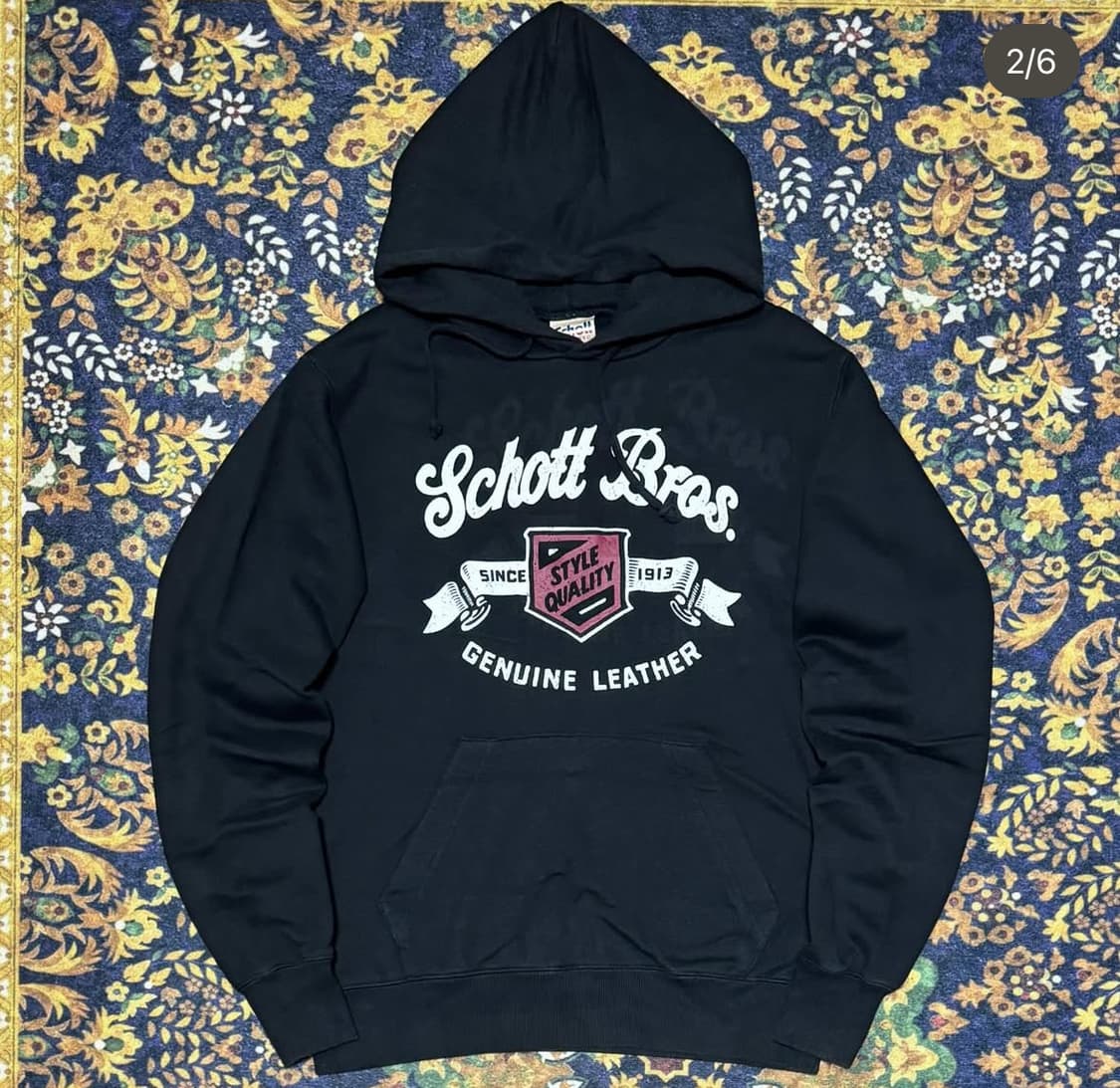 [재패니즈] Schott 쇼트 프린팅 스웻 후디 후드티 상품이미지2