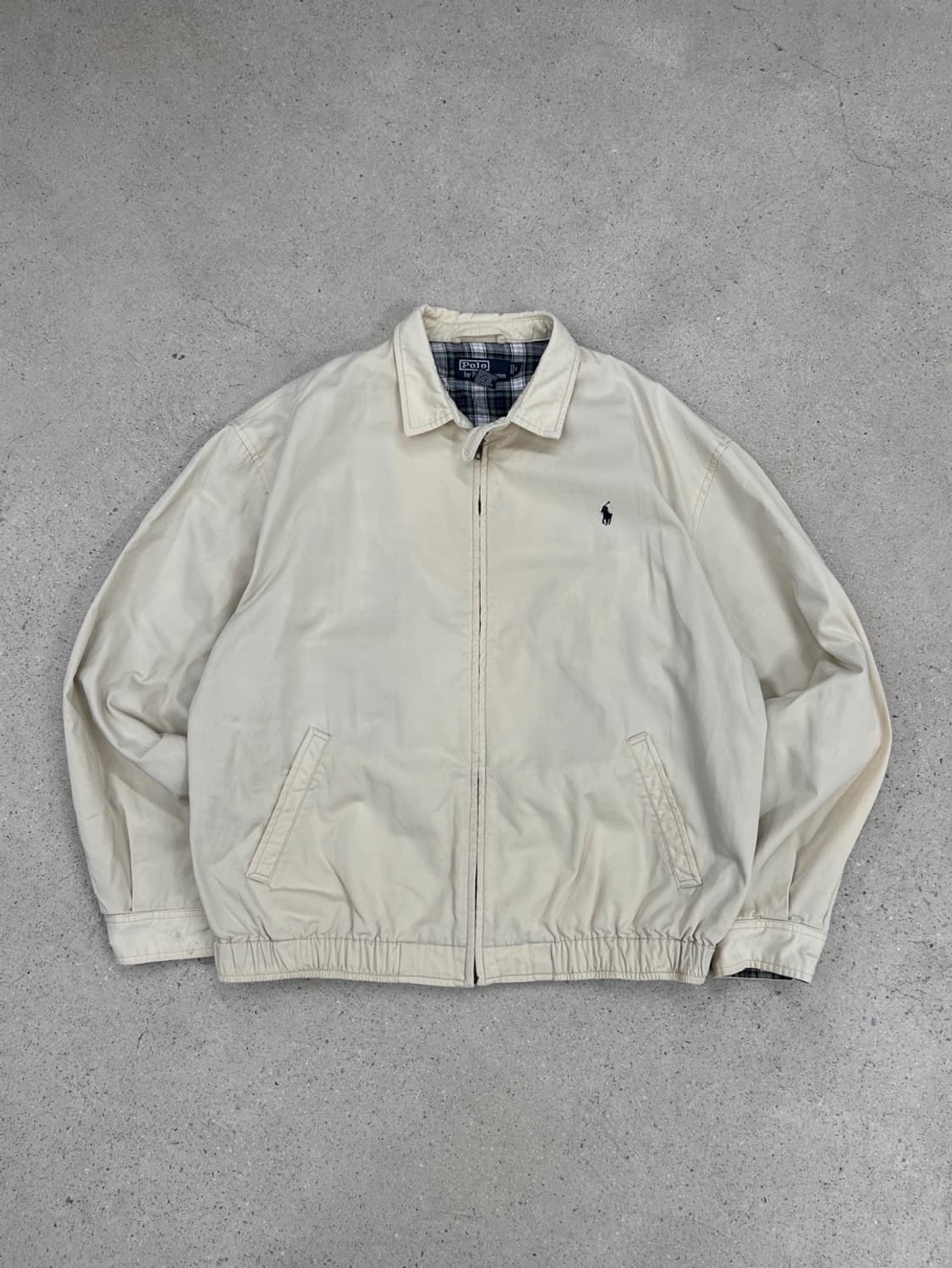 폴로 랄프로렌 체크라이닝 해링턴 자켓  상품이미지2
