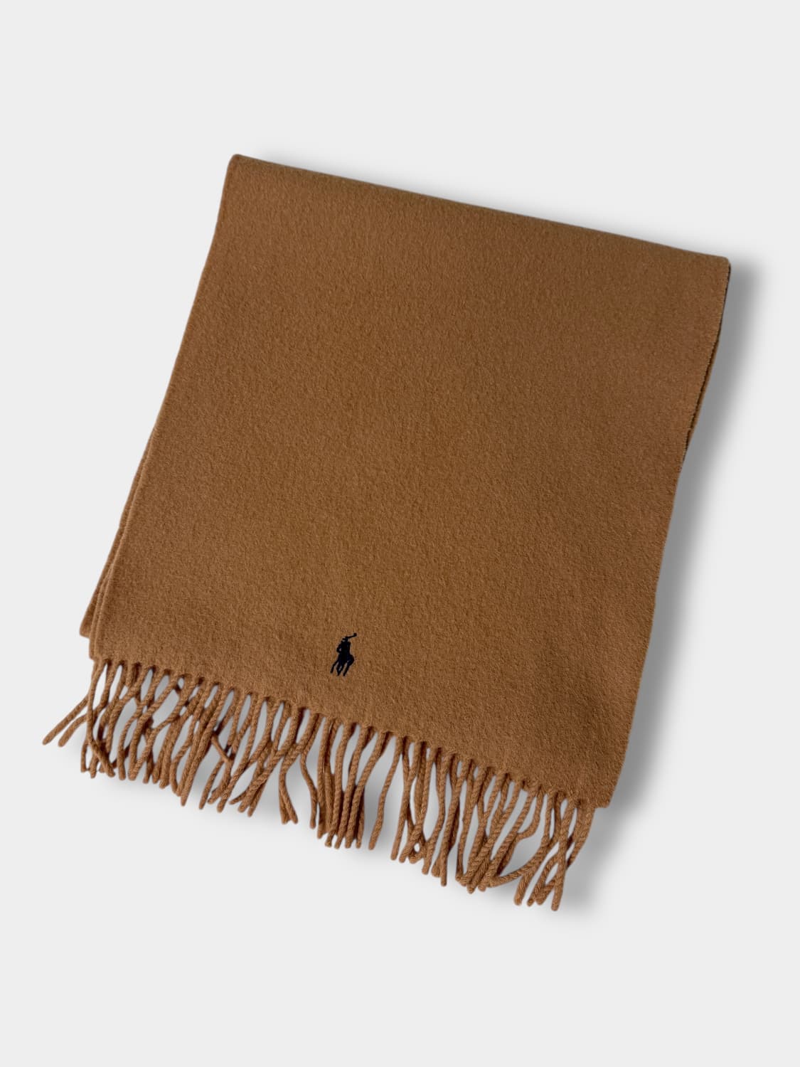 폴로 랄프로렌 램스울 브라운 머플러 상품이미지2