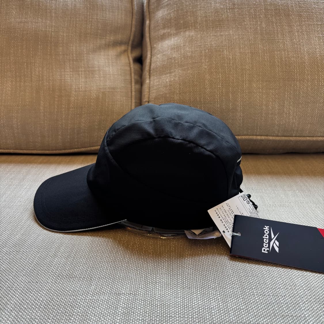 (새상품) 리복(Reebok)의 러닝용 퍼포먼스 캡 블랙 (남여공용) 상품이미지4