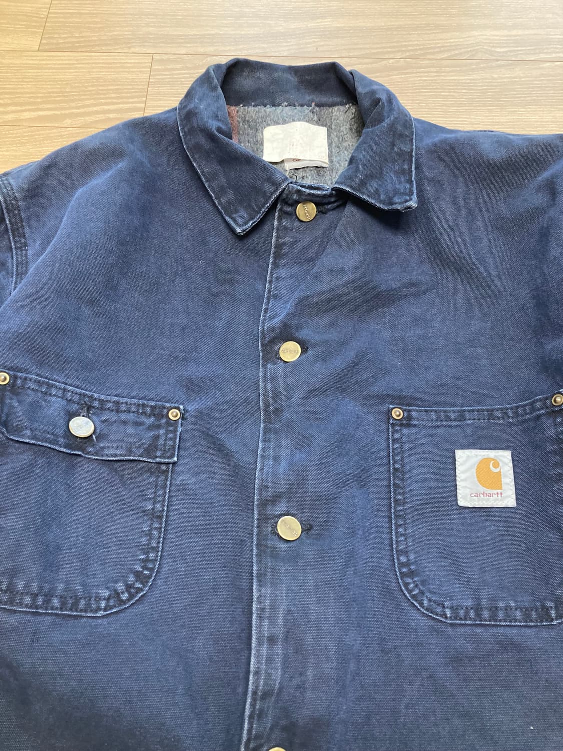 90s 칼하트 캔버스 카라 초어자켓 상품이미지3