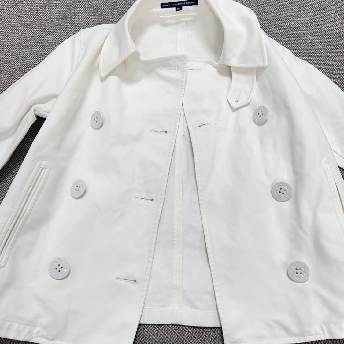 폴로 우먼스 코튼 해군 피코트(95) 상품이미지4