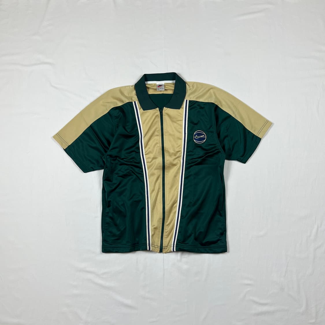 90‘s 나이키 nike 베스킷볼 빅스우시 반팔집업 저지 상품이미지1