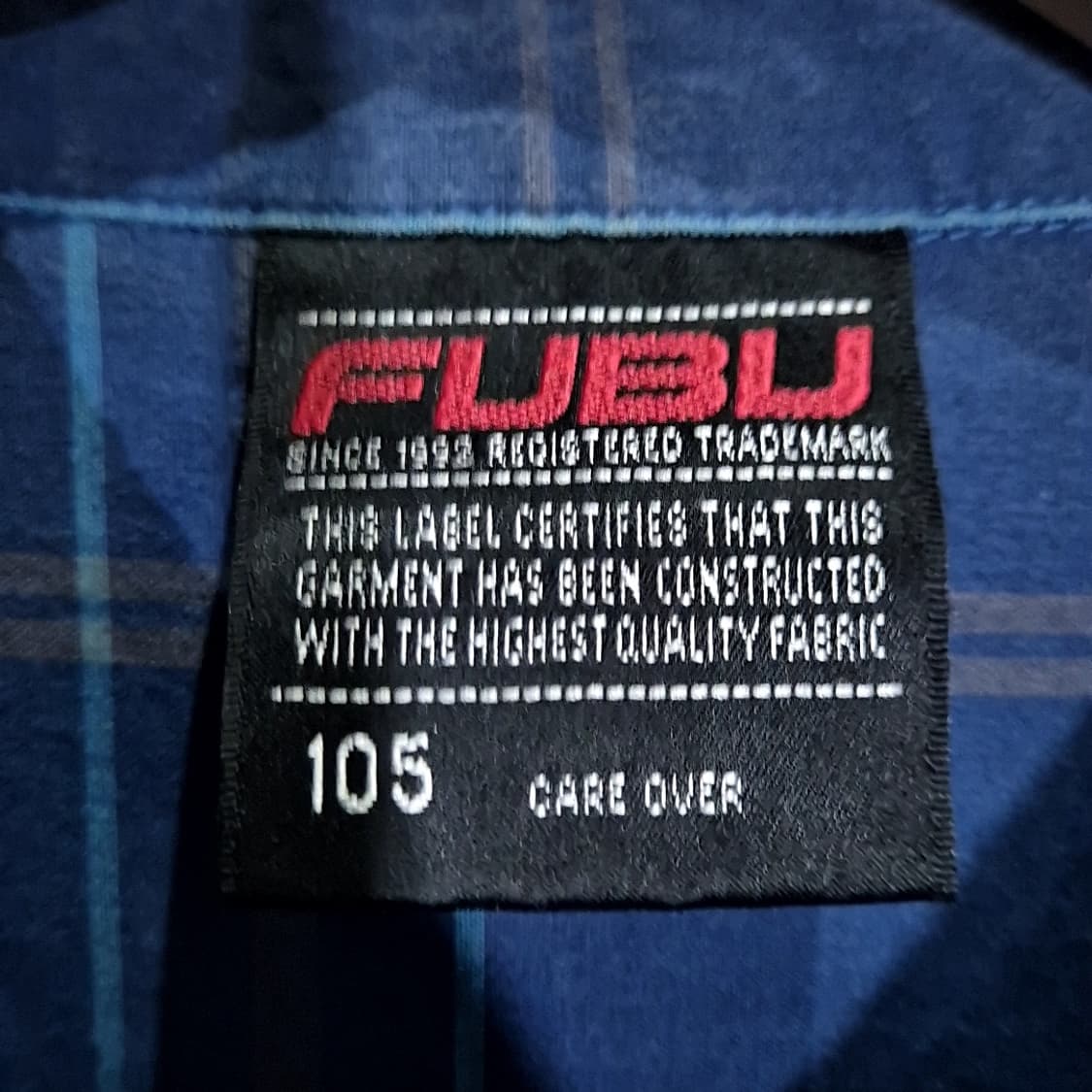 FUBU 체크 반팔 셔츠 상품이미지5