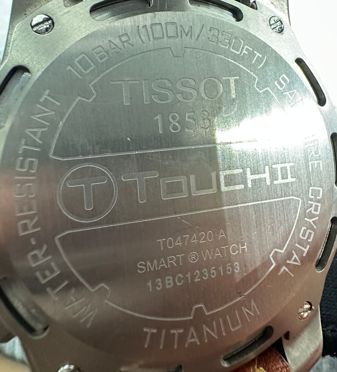 티쏘(TISSOT) T-Touch 티타늄 멀티펑션 시계 상품이미지3