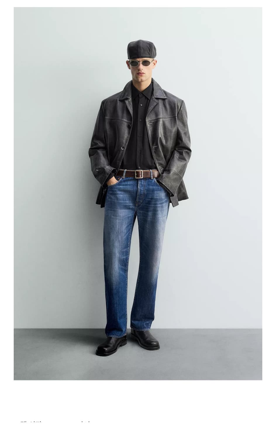 S사이즈 자라 리미티드 빈티지 레더 자켓 카코트 5479/403/800 상품이미지2