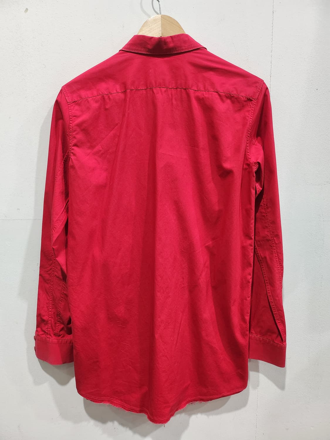 BALMAIN 파리 레드 셔츠 36 정품 상품이미지2