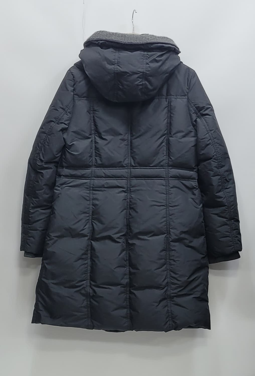 FANTOM 팬텀 빅후드 다운 롱 패딩 / 여 100 블랙 상품이미지2