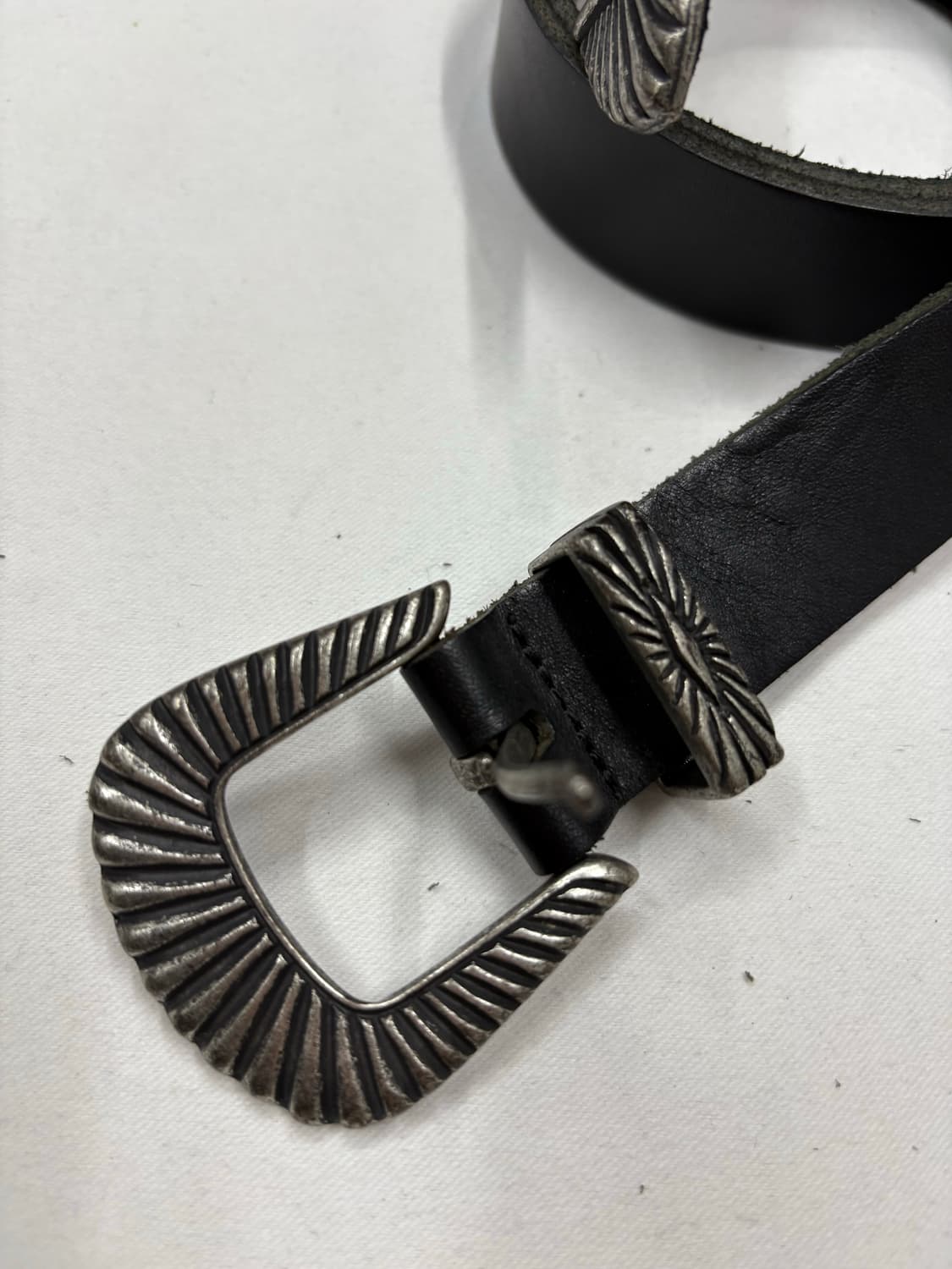 빈티지 웨스턴 크롬 벨트 상품이미지2