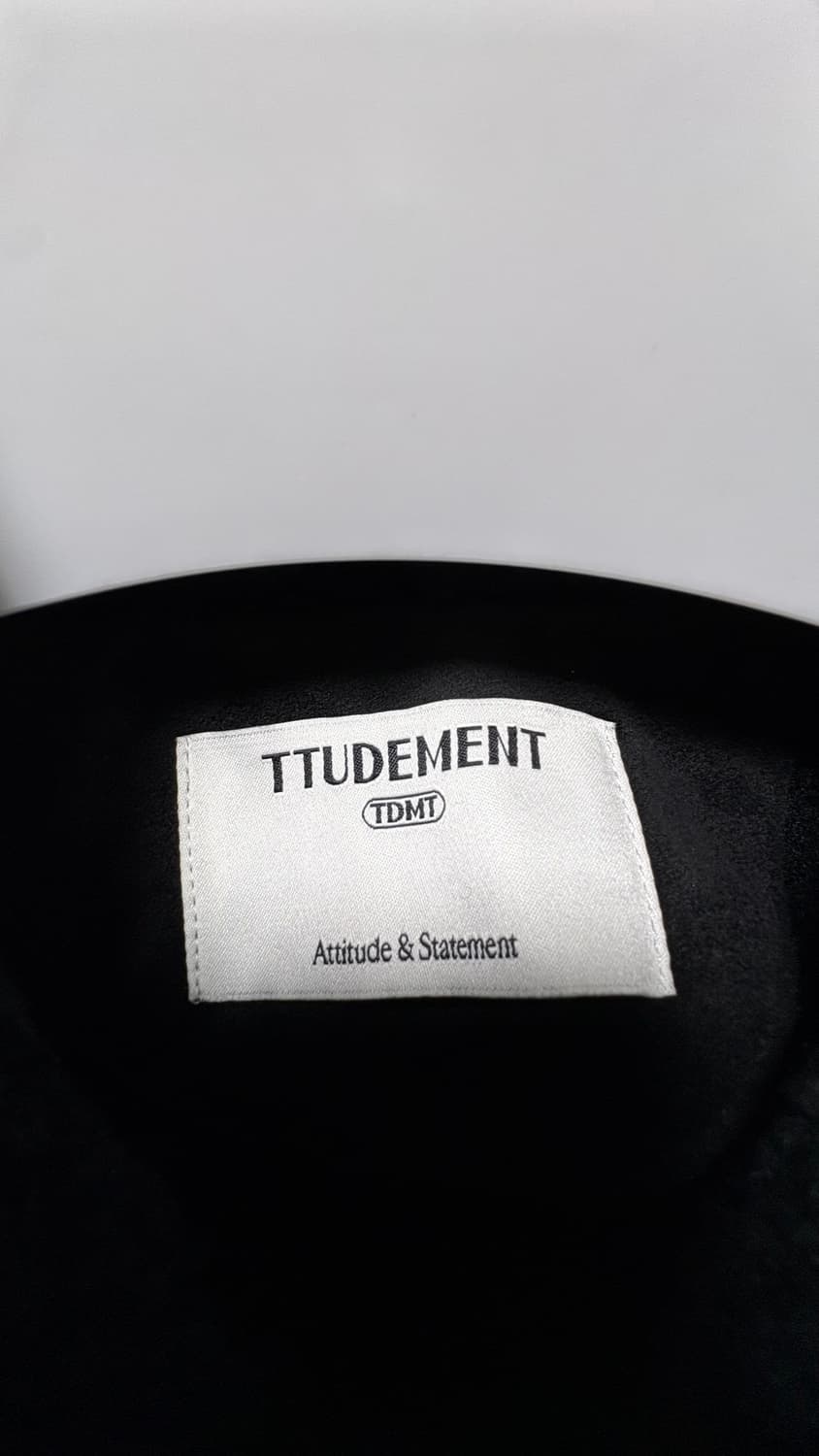 TEDDY COLLAR BUTTON MUSTANG_BLACK 상품이미지3