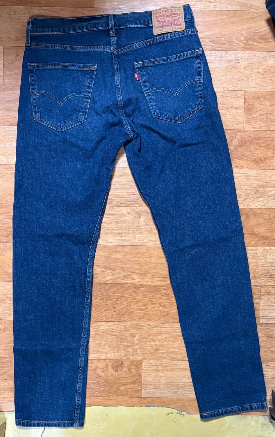 리바이스 502 슬림핏 중청 32•32 상품이미지2