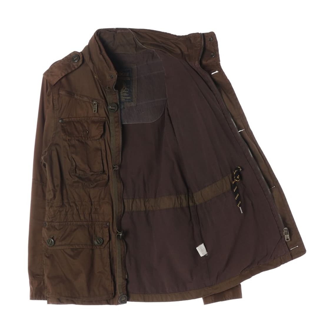 Whoau & Dream 빈티지 브라운 필드 사파리 자켓 L 상품이미지2