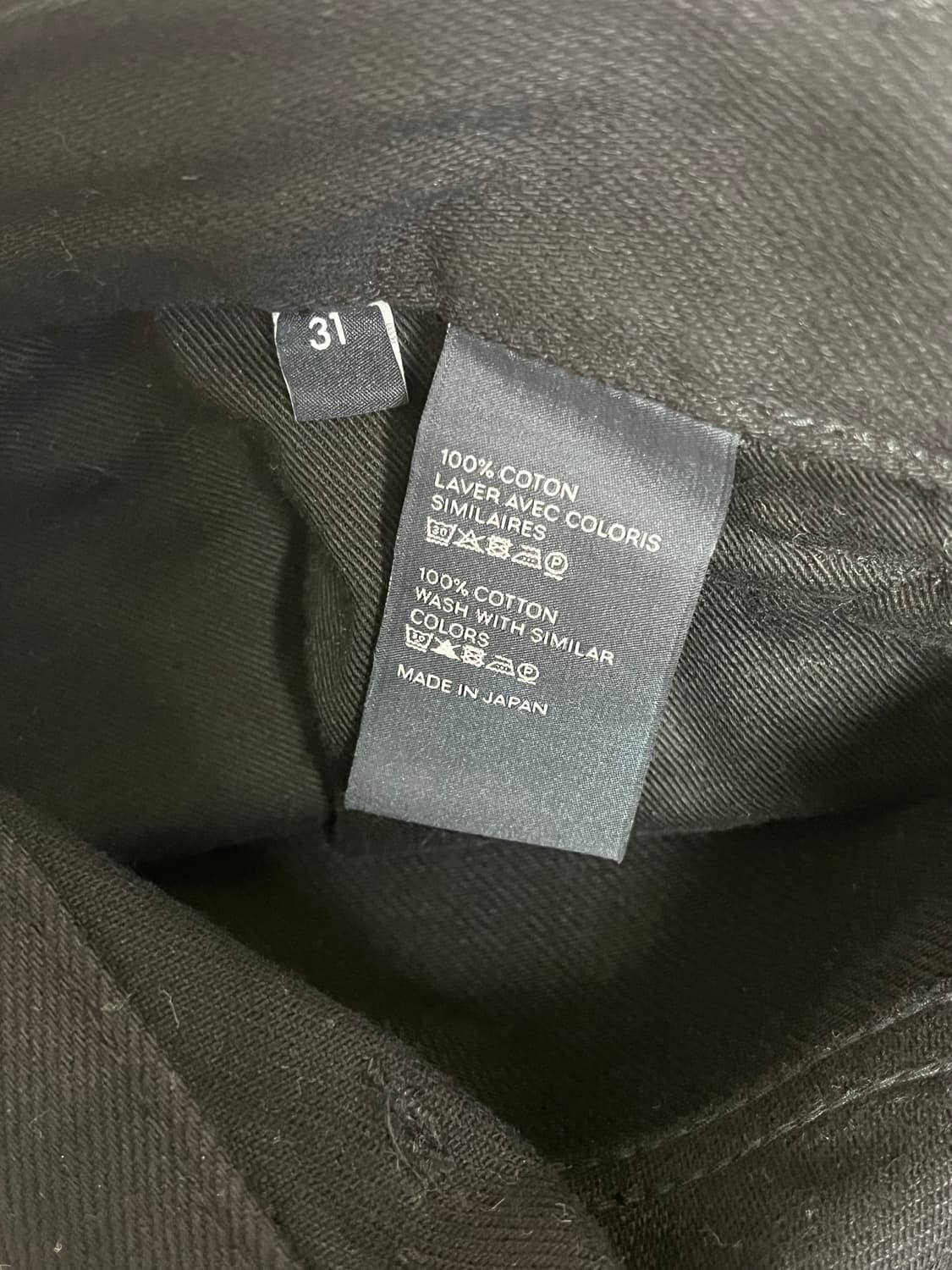 셀린느 스트레이트 블랙 진(31) 상품이미지5