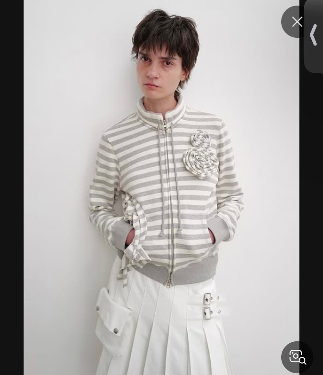 오픈와이와이 아플리케 집업 m 상품이미지1