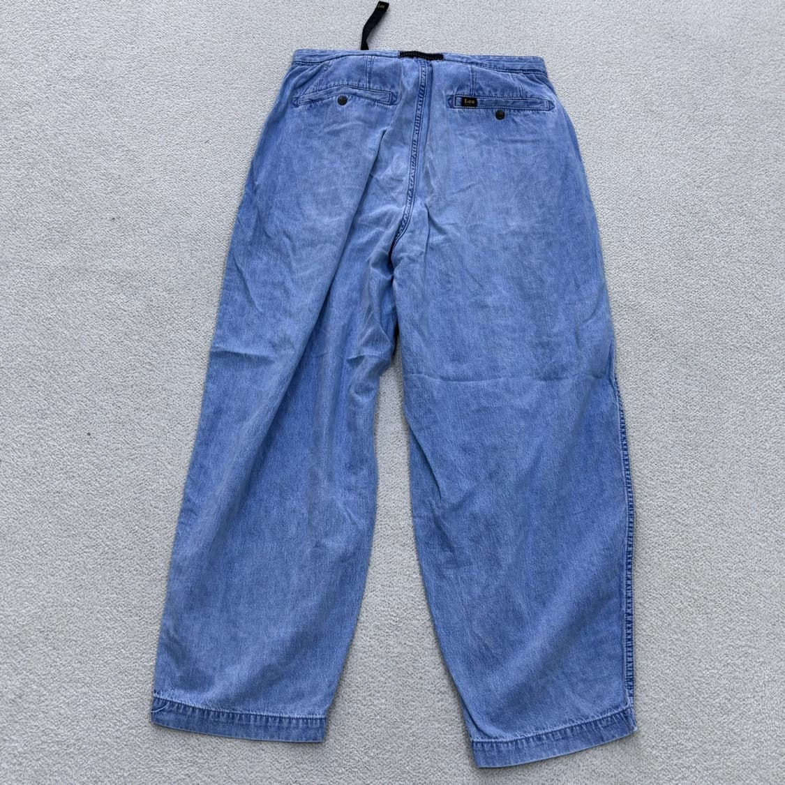 L 리 웨빙 벨트 린넨 데님 팬츠 0423E 상품이미지2