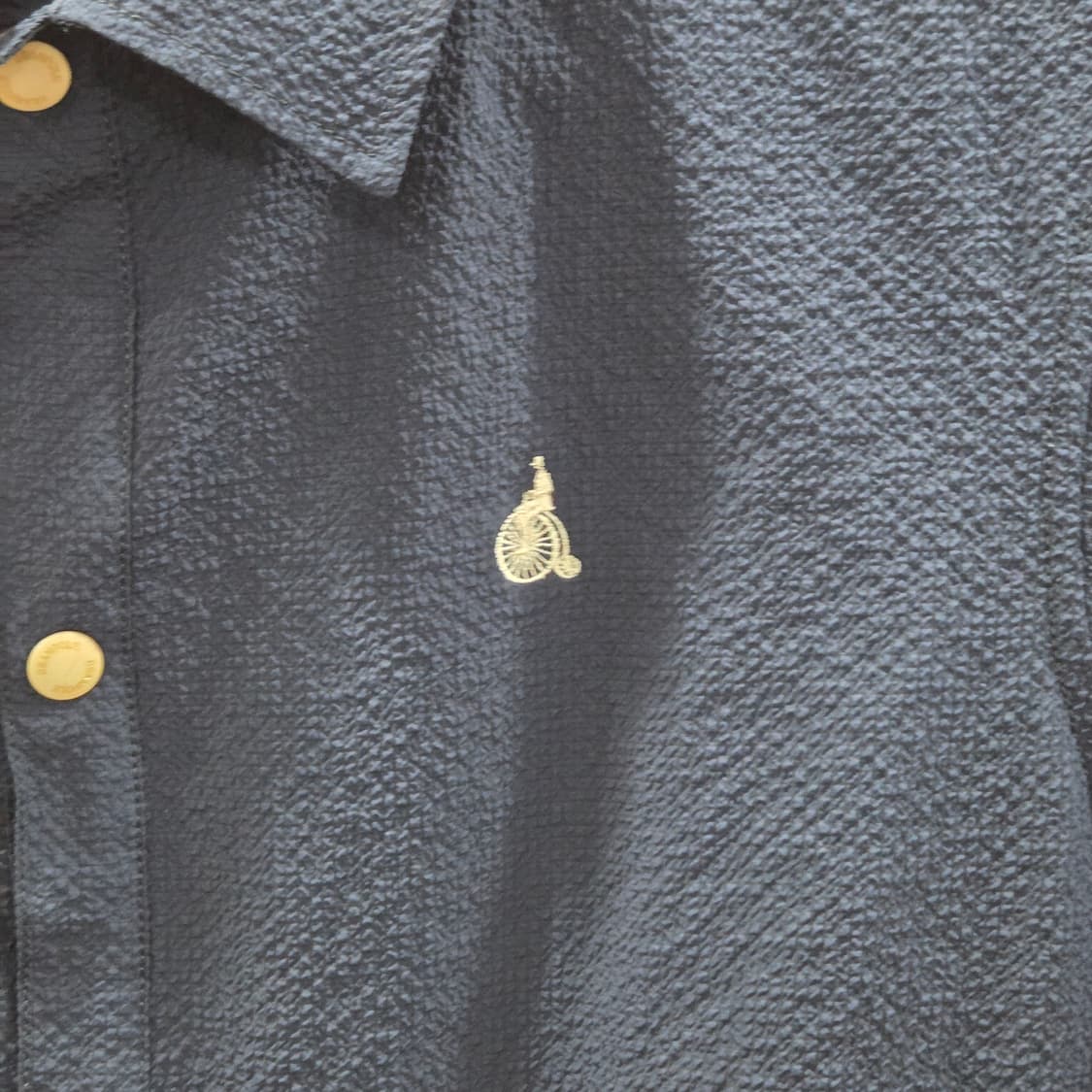 빈폴 키즈 시어서커 버튼다운 자켓 네이비 130/8/9 상품이미지2