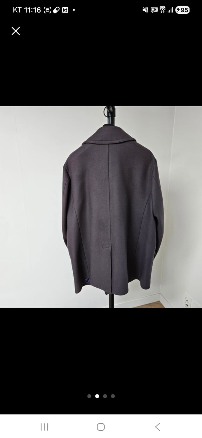 아워셀브스 X 서스테인 더스티퍼플 피코트 3사이즈 상품이미지2