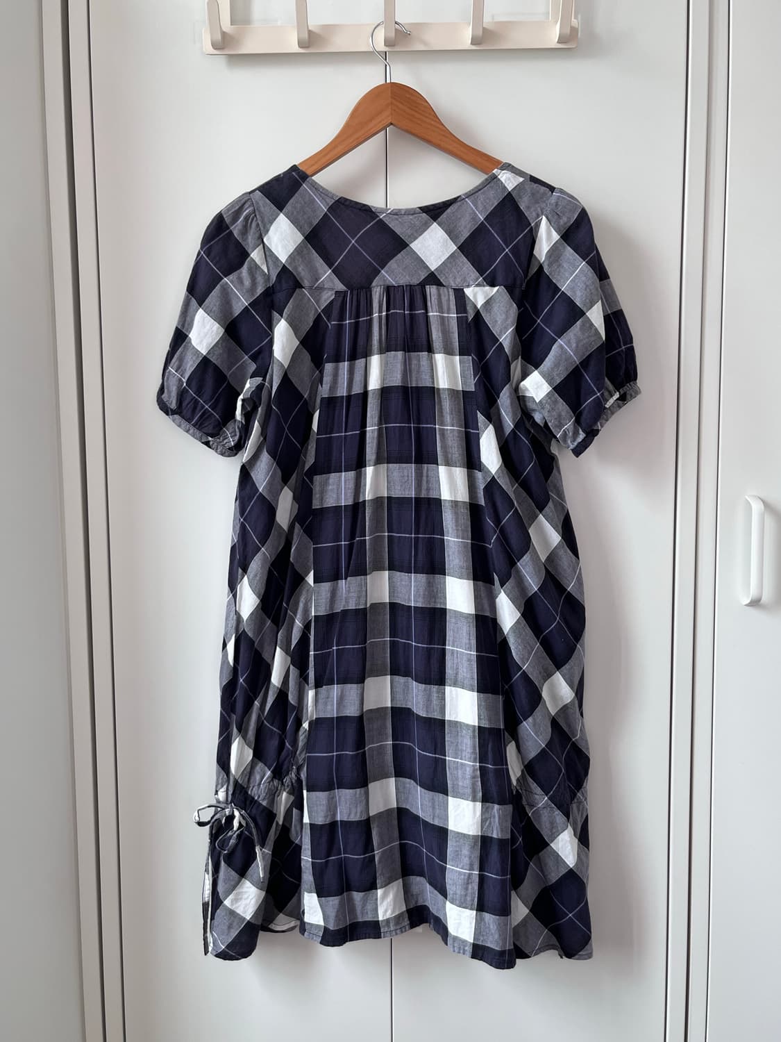 산칸사온 3can4on 체크 바선생 레이어드 원피스 상품이미지9