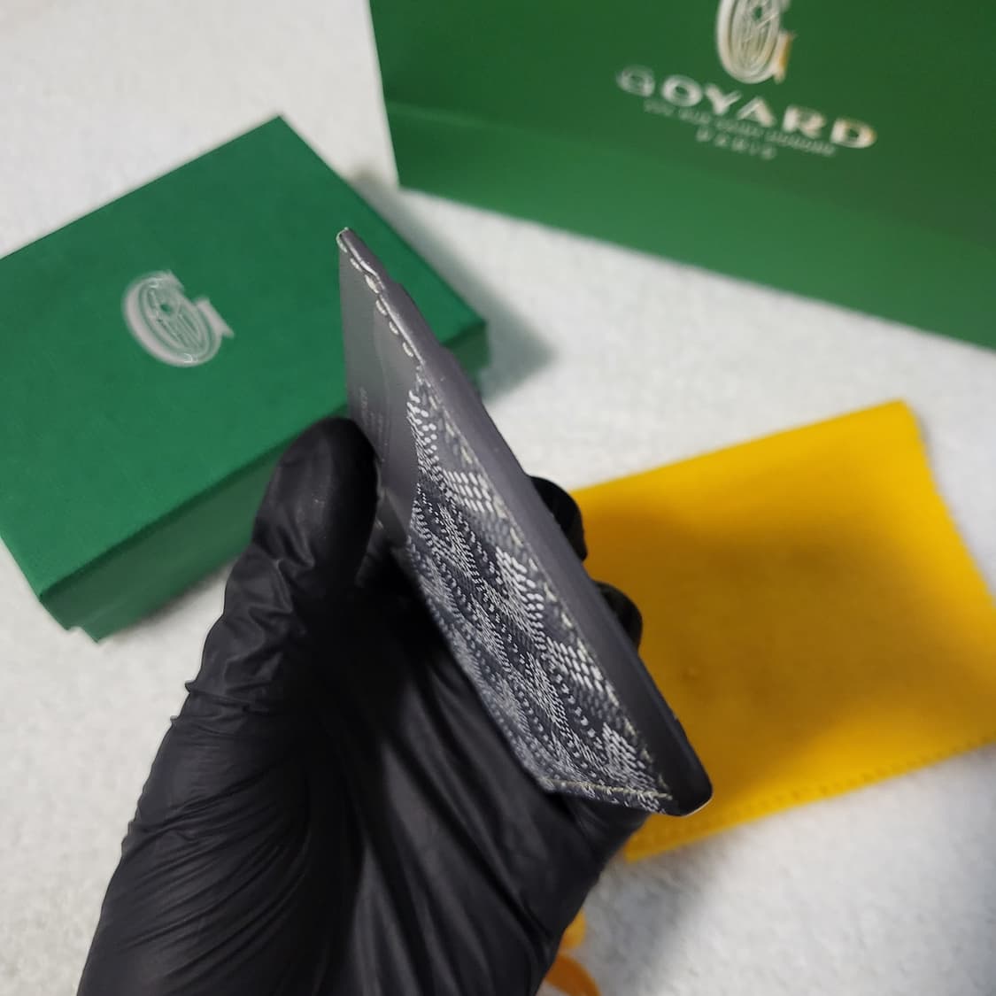 [새상품급/풀구성]고야드 생쉴피스 카드홀더 카드지갑 그레이 상품이미지4