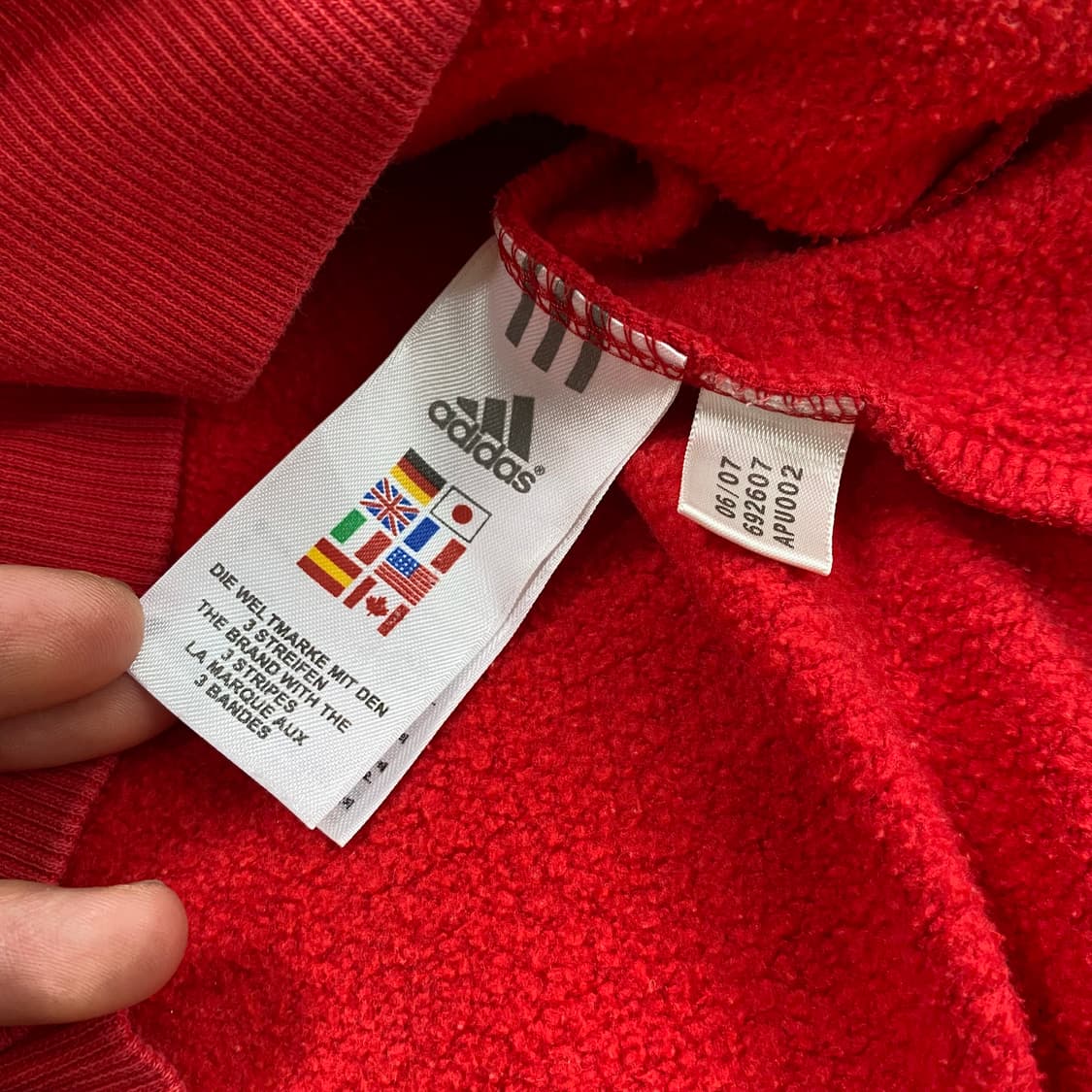 아디다스 AC밀란 코튼 져지 집업 상품이미지6