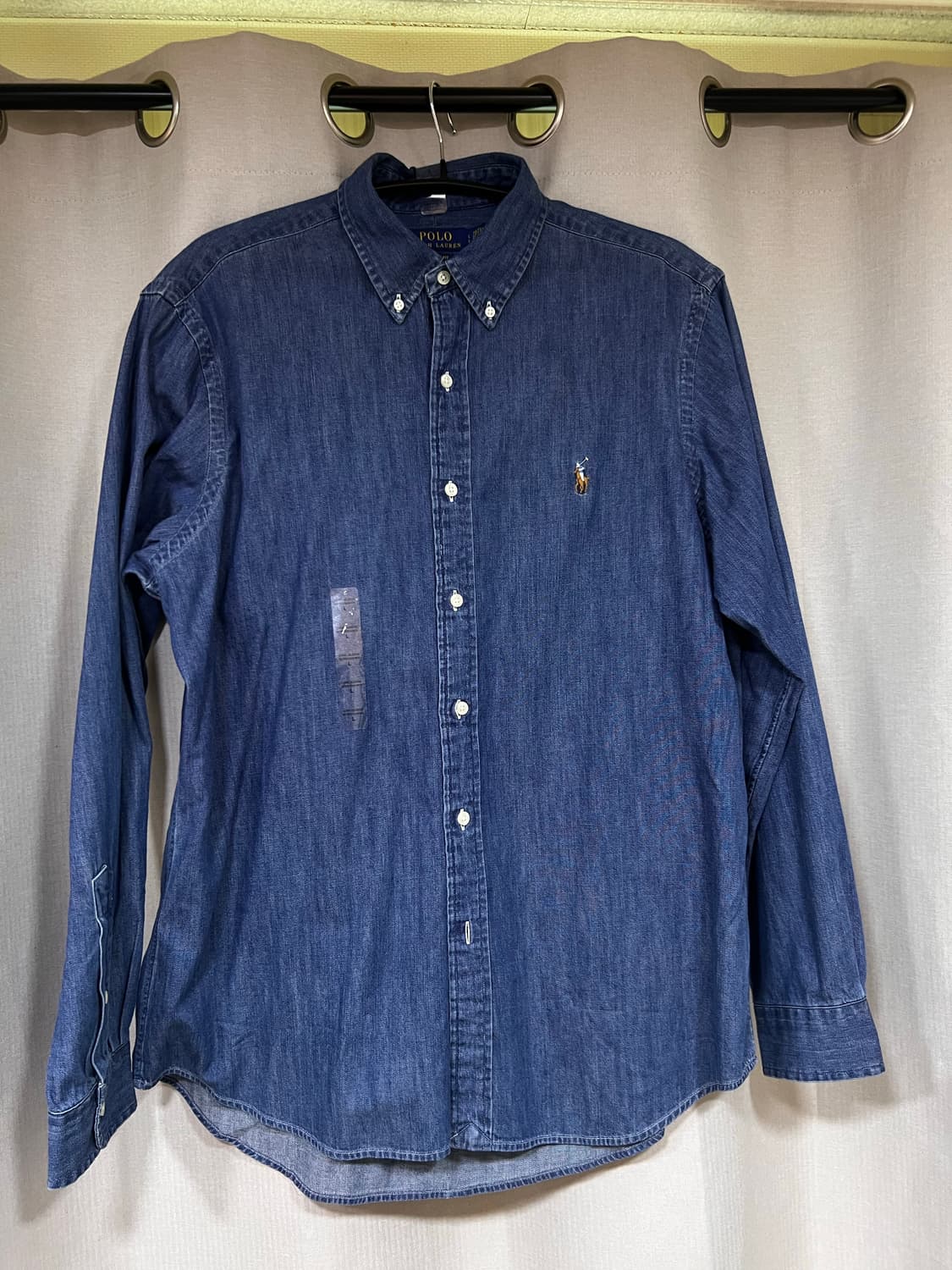 폴로 랄프로렌 25FW 샴브레이 데님셔츠 (진청&멀티포니) 상품이미지2