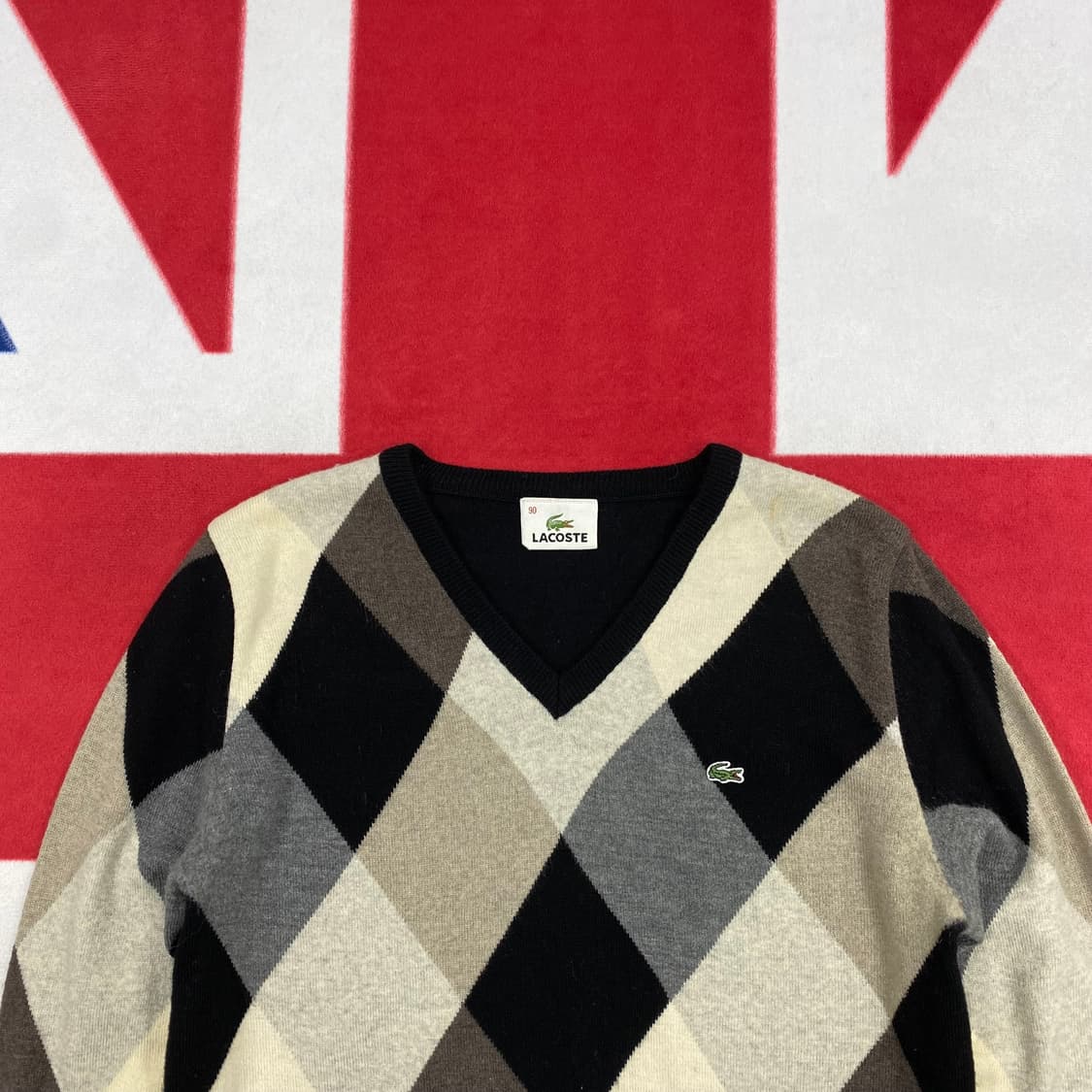 라코스테 니트 여성 90 실측 44-55 상품이미지3