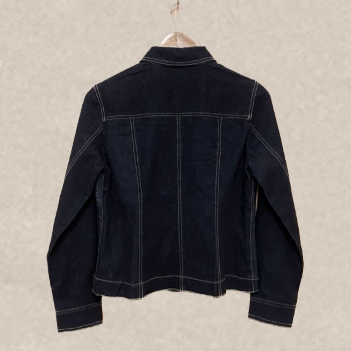 리얼레더 데님 트러커 자켓 상품이미지3