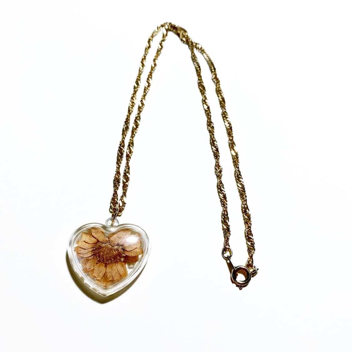 [신품] 드라이 플라워 목걸이 상품이미지1