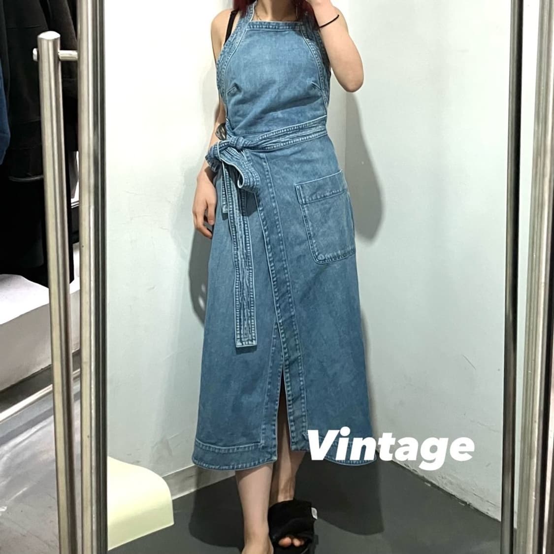 Stell mccart 멜빵 데님 원피스 상품이미지1