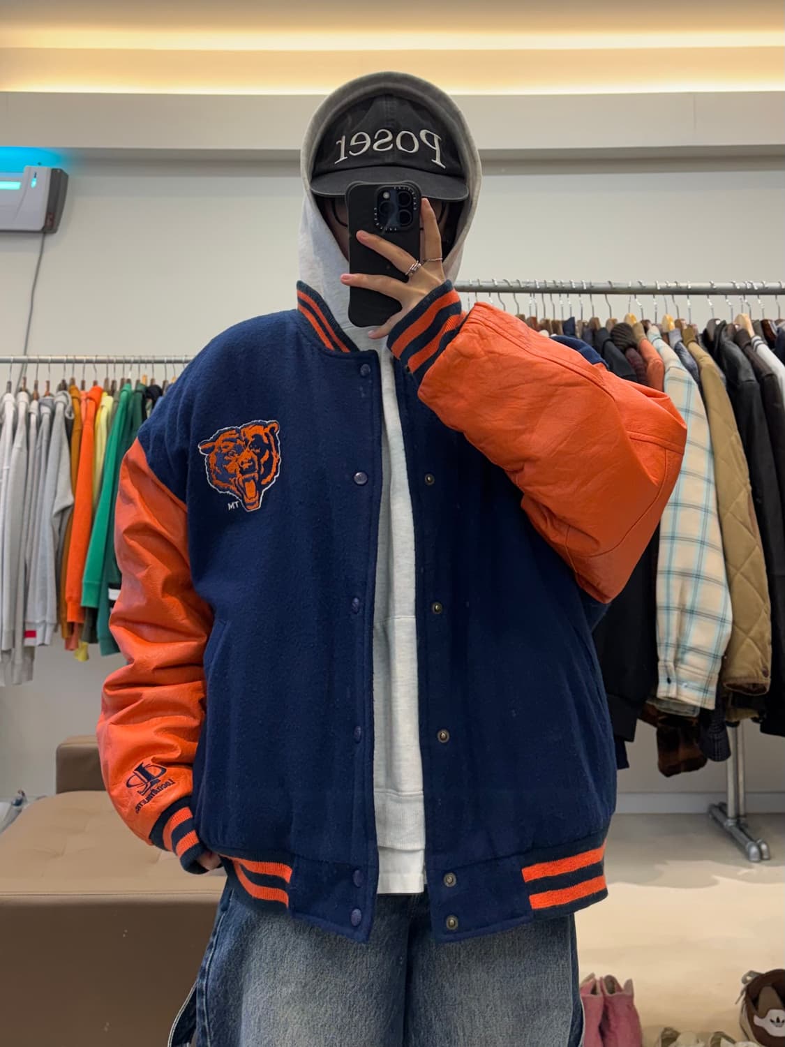 90s 로고어슬레틱 NFL 시카고 베어스 바시티 자켓 상품이미지9