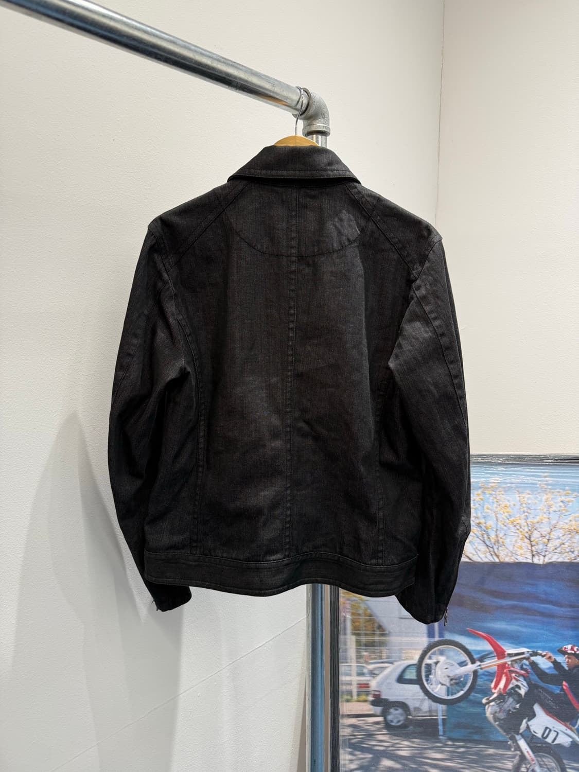 버버리 블랙라벨 데님 흑청자켓 상품이미지3