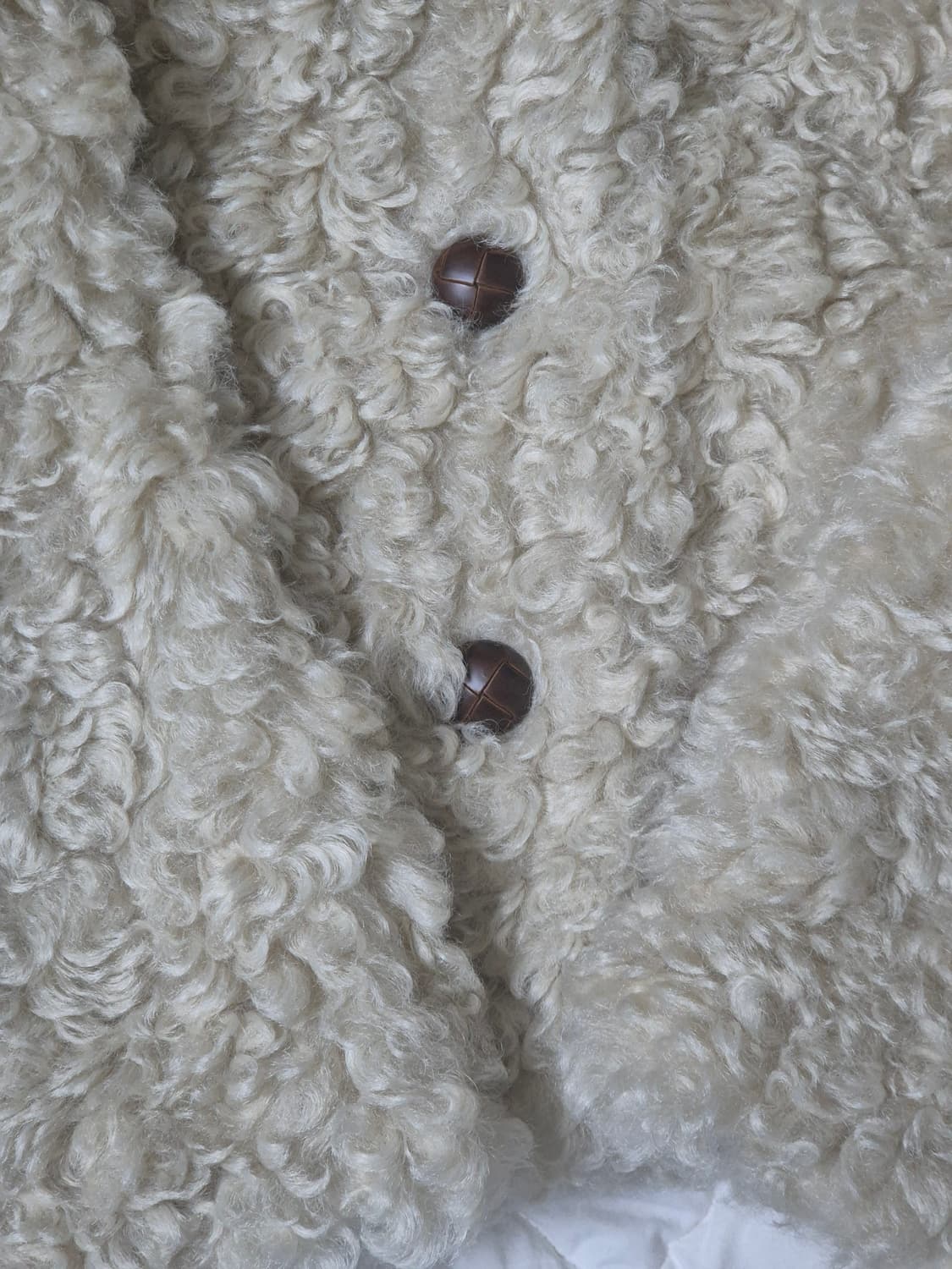 헤더먼트 이자벨 컬리 퍼 자켓 오트밀트 상품이미지9