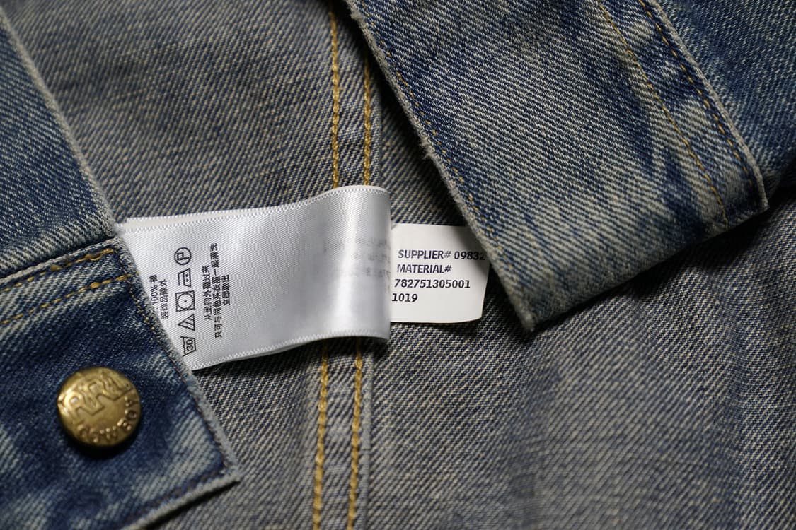 RRL lot 271 리랜드 워시 데님 자켓 상품이미지7
