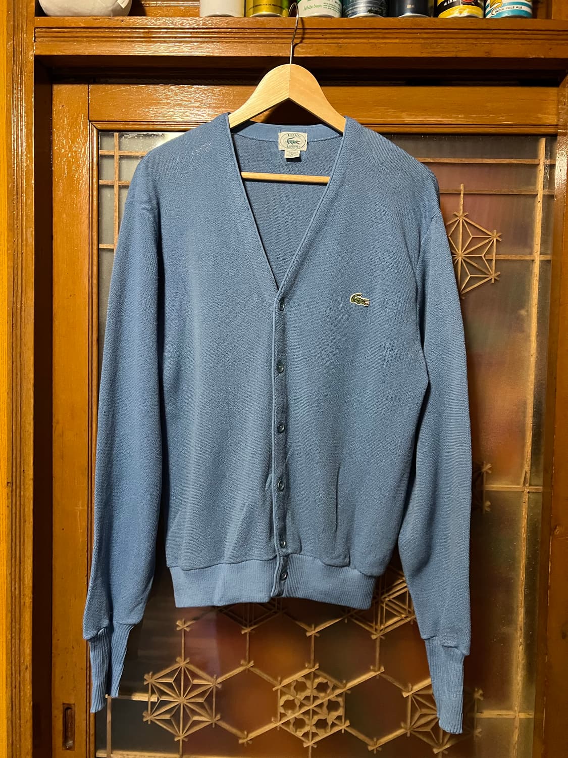 70-80s USA 라코스테 가디건 상품이미지2