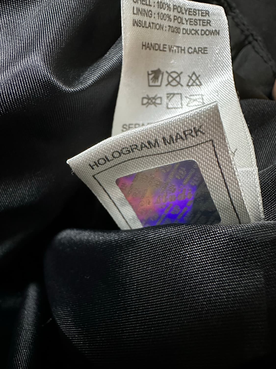 5252 by O!Oi의 블랙 덕다운 패딩 상품이미지5