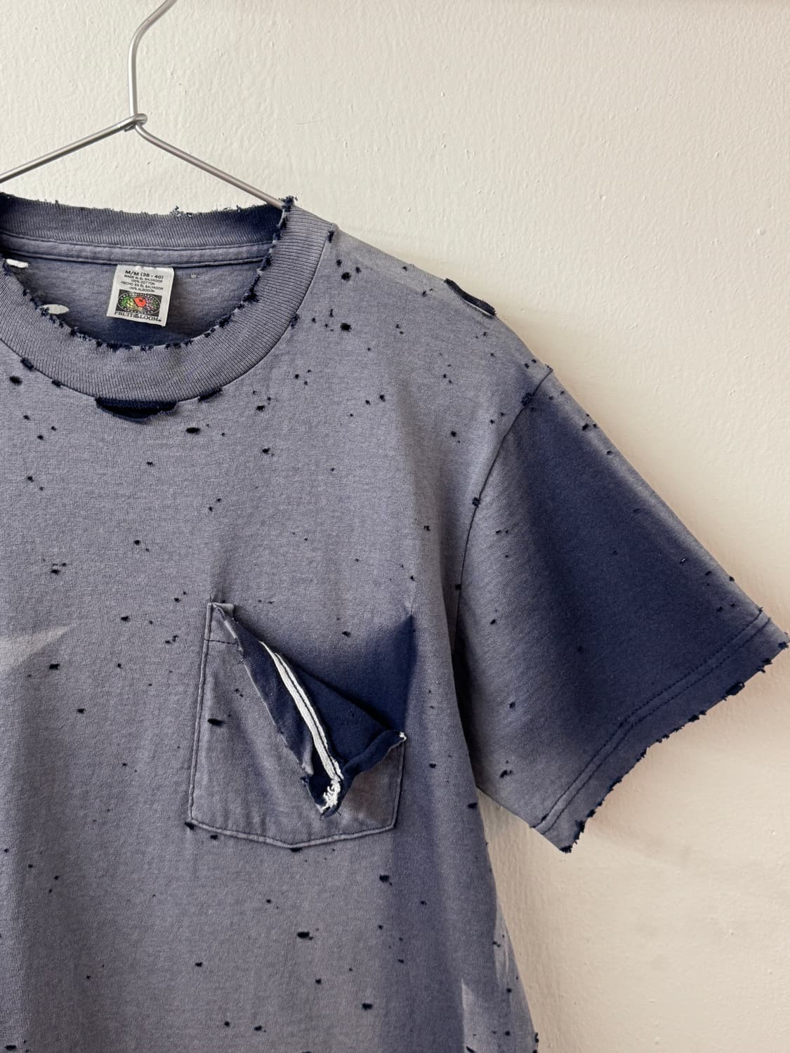 Sun bleached fruit of the loom t shirt 상품이미지3