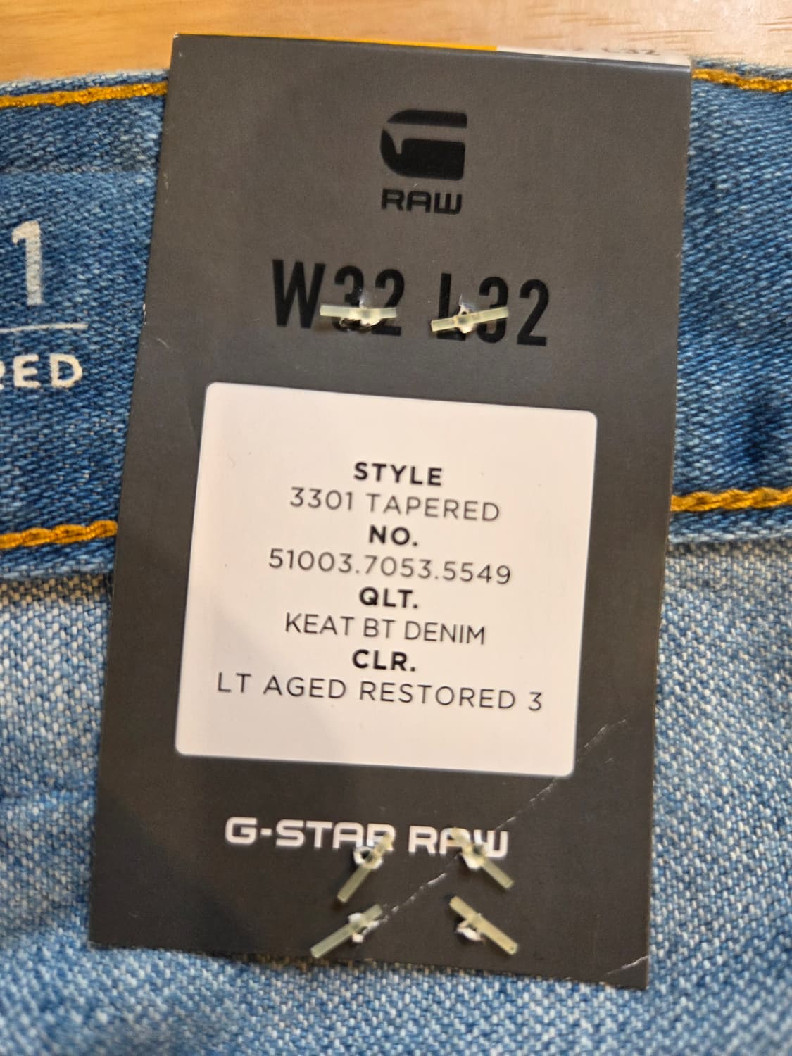 G-Star Raw 디스트로이드 데님 청바지(W32/L32) 상품이미지7