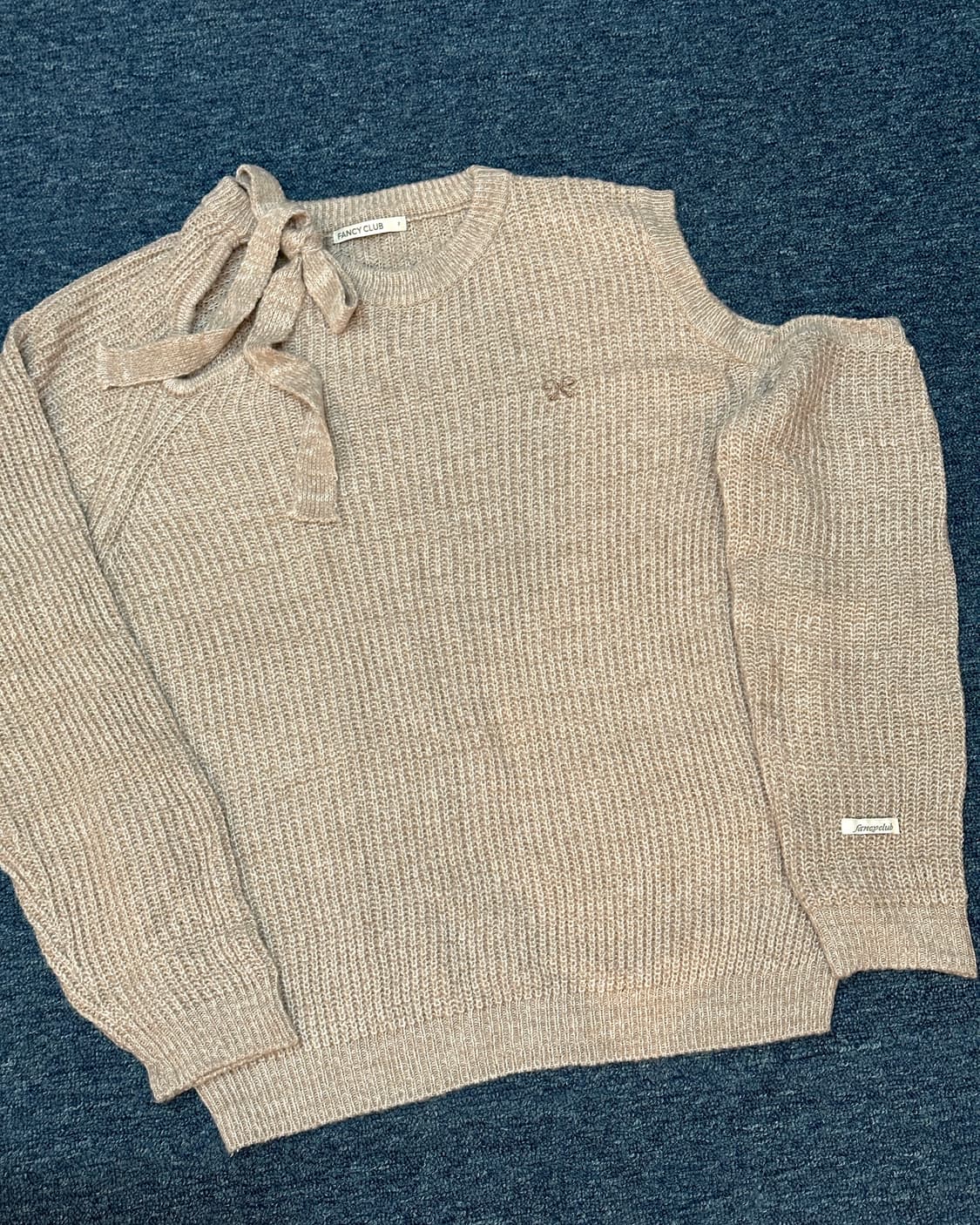 팬시클럽 원숄더 니트 상품이미지2