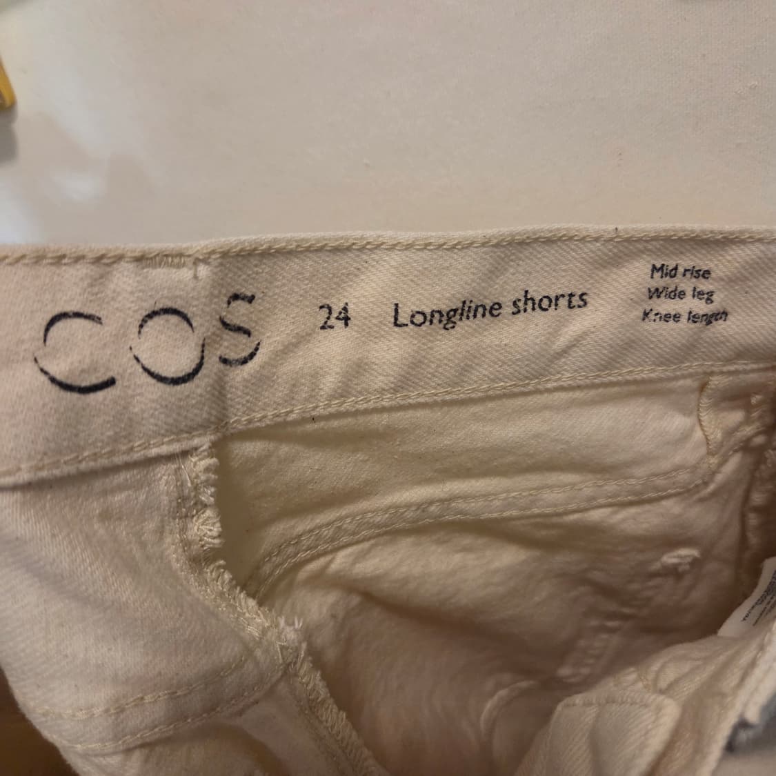 COS 코스 와이드레그 데님 큐롯 상품이미지4