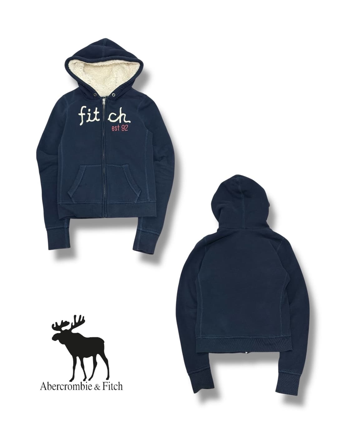 아베크롬비앤피치 퍼 후드집업 상품이미지2