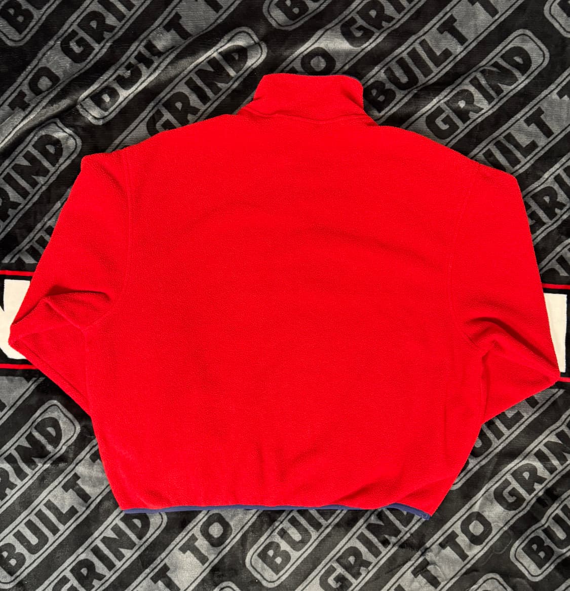 울리치 쿼터 스냅 티 플리스 풀오버 레드 네이비 상품이미지2