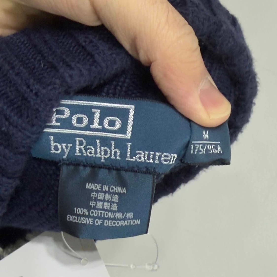 폴로 랄프로렌 투웨이 집업 니트 자켓 상품이미지5