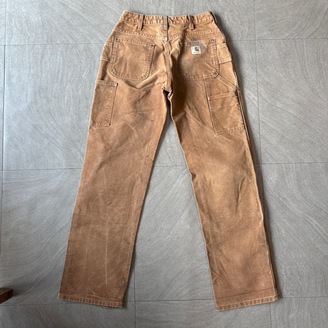 칼하트 정품 브라운 더블니 팬츠 바지 상품이미지5