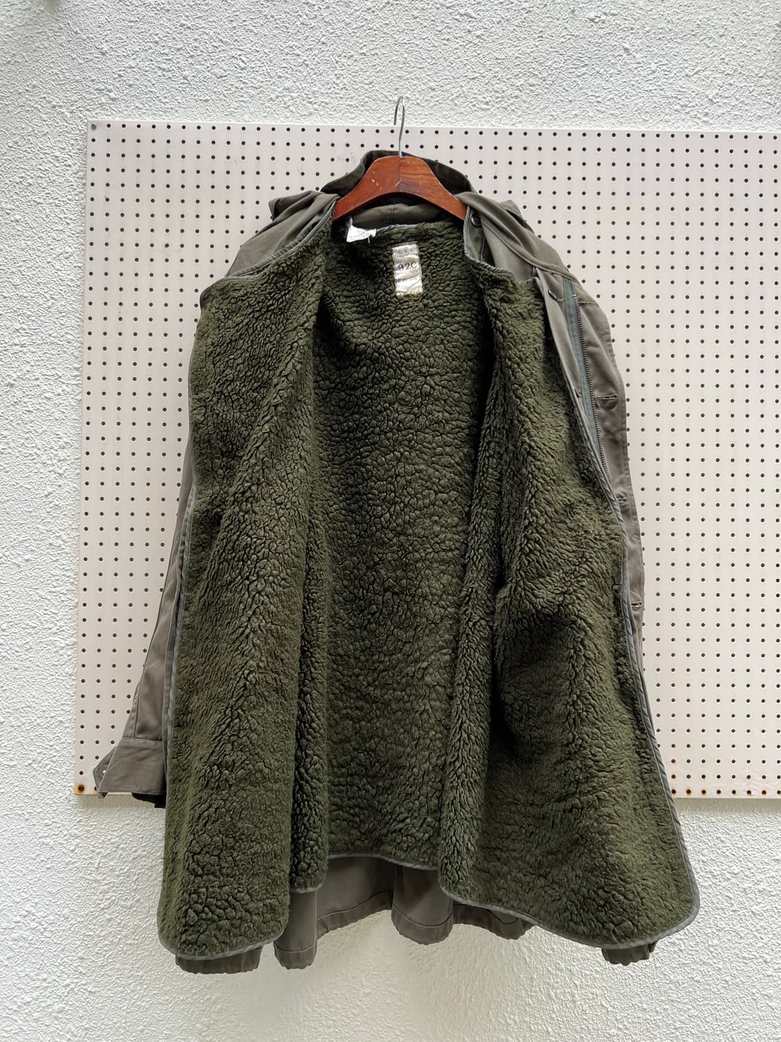 1980s FRENCH ARMY M-64 PARKA 모즈파카 개파카 상품이미지9