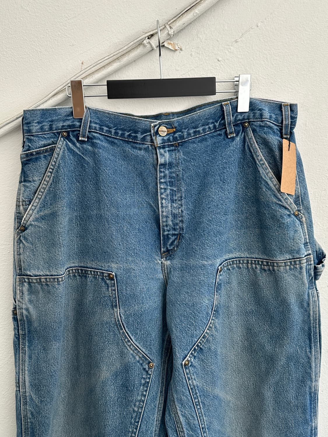 00's OG USA 칼하트 데님 더블니 칼하트 썩블니 워크팬츠 상품이미지5